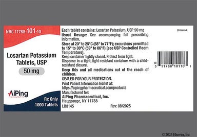 Green Round 73 And Ap - Losartan Potassium 50mg Tablet