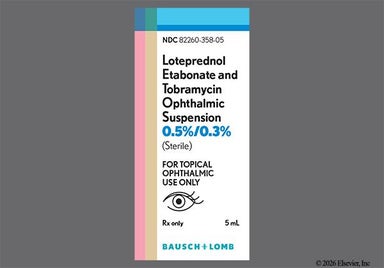white - Loteprednol Etabonate/Tobramycin 0.5%-0.3% Ophthalmic Suspension