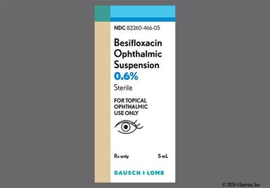 white - Besifloxacin 0.6% Ophthalmic Suspension
