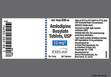 White Round 102 - Amlodipine Besylate 10mg Tablet