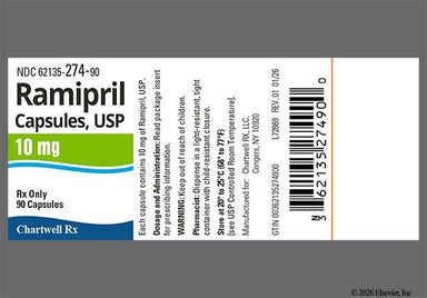 Blue Ce 274 10 Mg - Ramipril 10mg Capsule