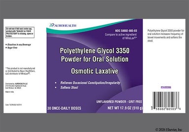 white - Polyethylene Glycol 3350 Powder for Solution