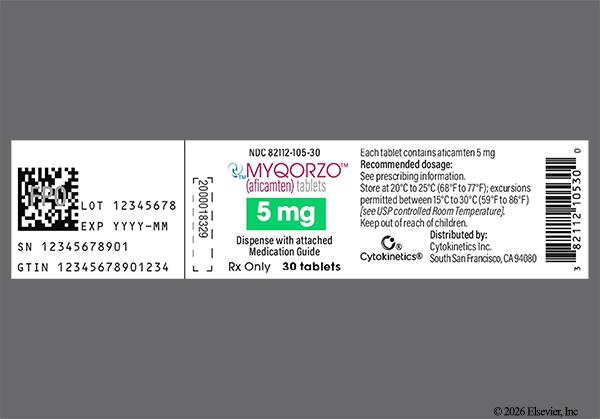 Purple Round 5 And Ck - MYQORZO 5mg Tablet