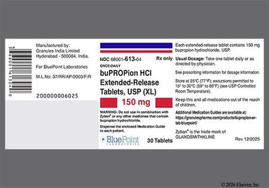 White-Yellow Round G 784 - Bupropion Hydrochloride 150mg Extended-Release (XL) Tablet