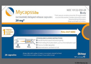 White Ot 20 - Mycapssa 20mg Delayed-Release Capsule