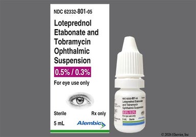 white - Loteprednol Etabonate/Tobramycin 0.5%-0.3% Ophthalmic Suspension