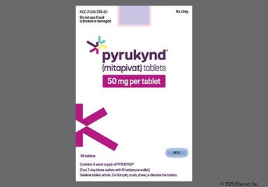 Blue Oblong M50 - Pyrukynd 50mg Tablet