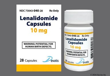 Blue-Green And Yellow 10 Mg - Lenalidomide 10mg Capsule