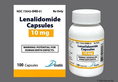 Blue-Green And Yellow 10 Mg - Lenalidomide 10mg Capsule