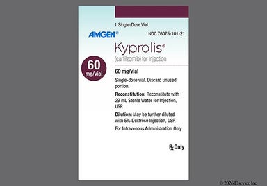 White Not applicable - Kyprolis 60mg Powder for Injection