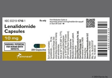 Blue-Green And Yellow Aa19A - Lenalidomide 10mg Capsule