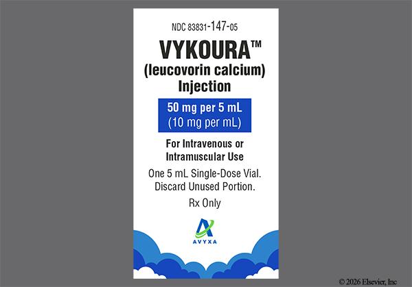 yellow - VYKOURA 50mg/5mL Solution for Injection