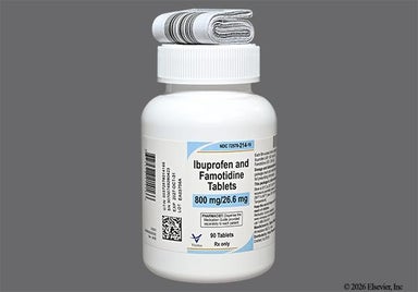 White Oblong 777 - Ibuprofen/Famotidine 800mg-26.6mg Tablet