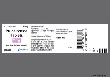 Pink Round P2 - Prucalopride Succinate 2mg Tablet