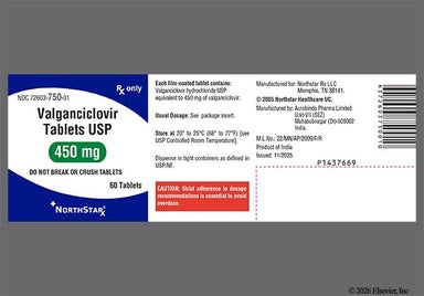 Pink Oval H And 96 - Valganciclovir 450mg Tablet