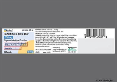 Orange Round V And 37 - Ranitidine Hydrochloride 150mg Tablet