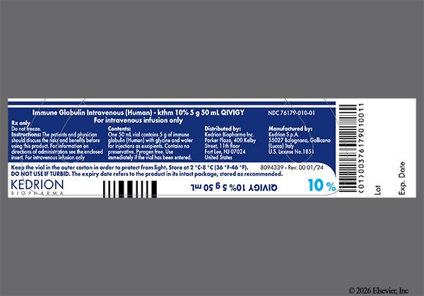yellow - QIVIGY 10% 5g Solution for Injection
