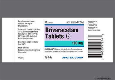 Gray And Green Oval Br100 And Apo - Brivaracetam 100mg Tablet