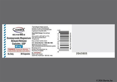 White H E3 - Esomeprazole Magnesium 40mg Delayed-Release Capsule
