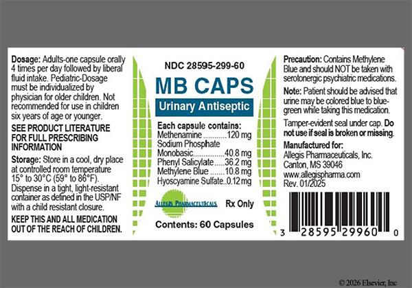 Blue 299 - MB CAPS Capsule