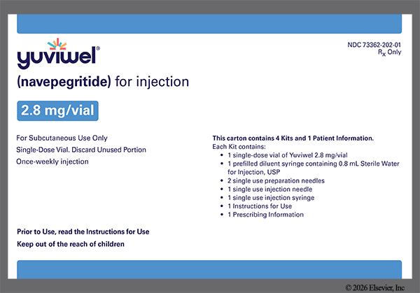 white - Yuviwel 2.8mg Powder for Injection