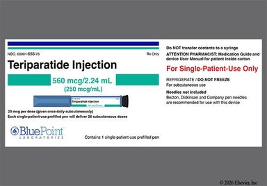 colorless - Teriparatide Prefilled Pen 20mcg/dose Solution for Injection