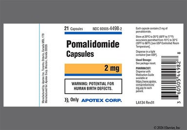 Blue And Orange Apo P2 - Pomalidomide 2mg Capsule