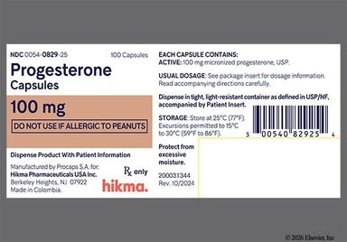 Pink 100 - Progesterone 100mg Capsule