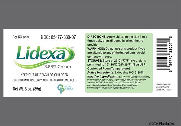 white - Lidexa 3.88% Topical Cream