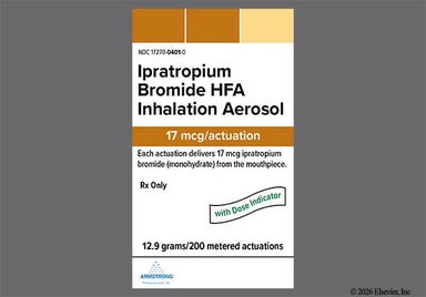 white - Ipratropium Bromide HFA 17mcg/actuation Inhalation Aerosol