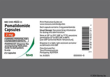 Peach A022 - Pomalidomide 2mg Capsule