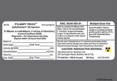 yellow - PYLARIFY TRUVU 296MBq to 370MBq Solution for Injection