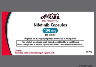 Red Mn4 - Nilotinib 150mg Capsule