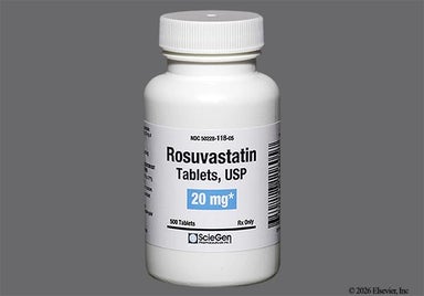 Pink Round 118 And Sg - Rosuvastatin Calcium 20mg Tablet