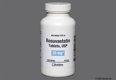 Pink Round 118 And Sg - Rosuvastatin Calcium 20mg Tablet
