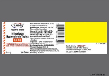 White Oval H And M10 - Milnacipran Hydrochloride 50mg Tablet