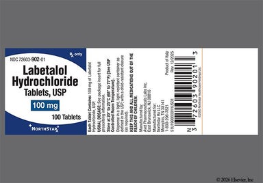Yellow Round 723 - Labetalol Hydrochloride 100mg Tablet
