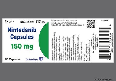 Brown 150 - Nintedanib Esylate 150mg Capsule