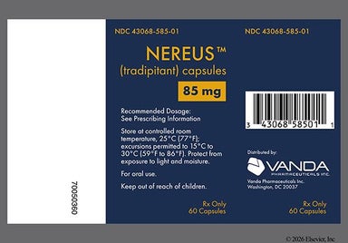 Black And White Vanda 85Mg - NEREUS 85mg Capsule