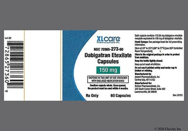 White H D11 - Dabigatran Etexilate 150mg Capsule