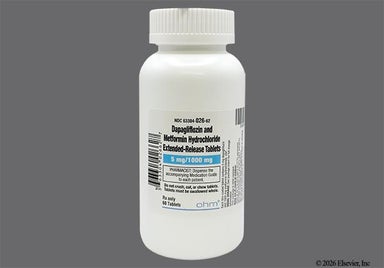 Pink Oval Rl 59 - Dapagliflozin/Metformin 5mg-1000mg Extended-Release Tablet