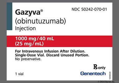 brown - Gazyva 1000mg/40mL Solution for Injection