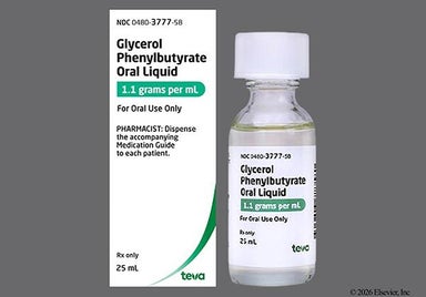 yellow - Glycerol Phenylbutyrate 1.1g/mL Liquid
