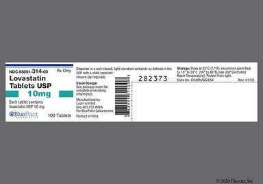 Green Oval Lu And G01 - Lovastatin 10mg Tablet