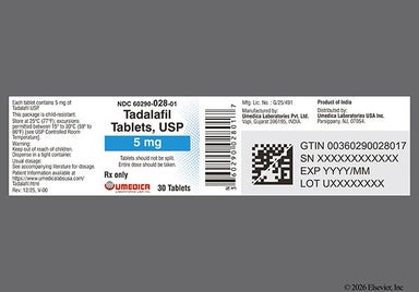 Yellow Tear T5 - Tadalafil 5mg Tablet