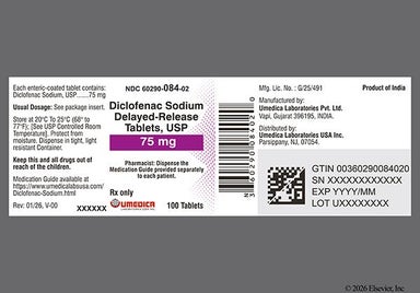 Pink Round 75 And Dic - Diclofenac Sodium 75mg Delayed-Release Tablet