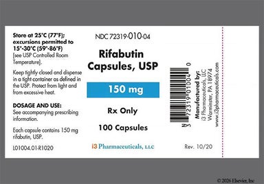 Brown And Red I3 10 - Rifabutin 150mg Capsule