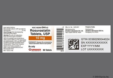 Pink Round R10 - Rosuvastatin Calcium 10mg Tablet