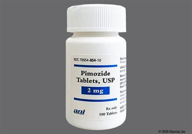 White Oval E 131 - Pimozide 2mg Tablet