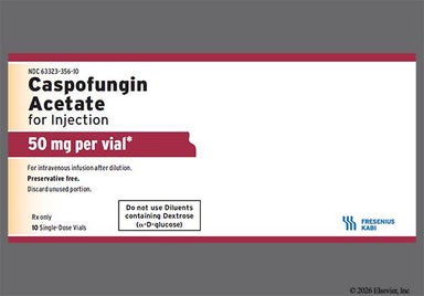 white - Caspofungin Acetate 50mg Powder for Injection